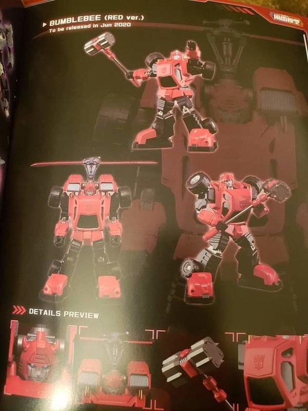 Bumble (Red), Transformers, Flame Toys, Model Kit